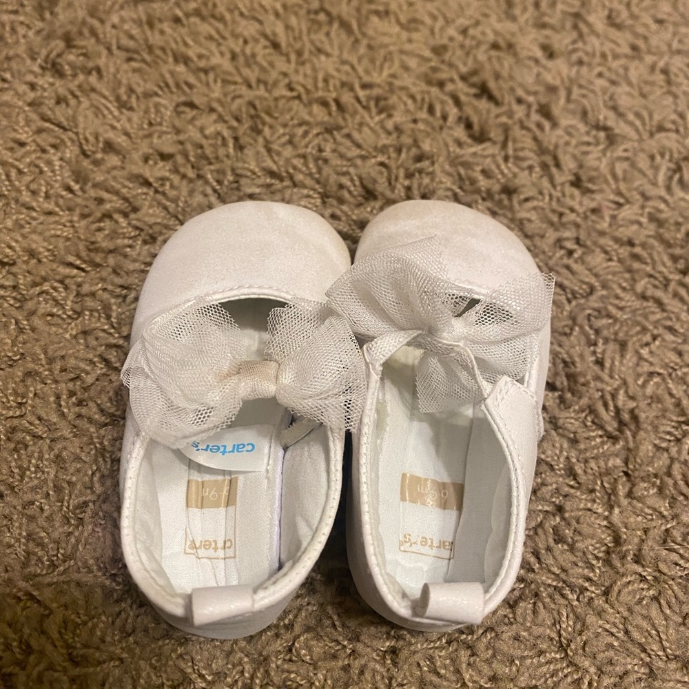 Carter's Cream and Blue Baby Apparel